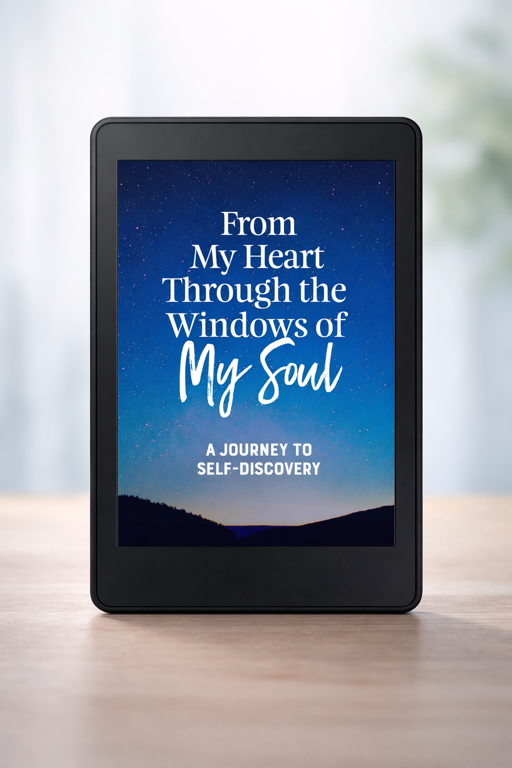 E-Journal- (Classic Edition Royal Blue Landscape) From My Heart Through The Windows of My Soul
