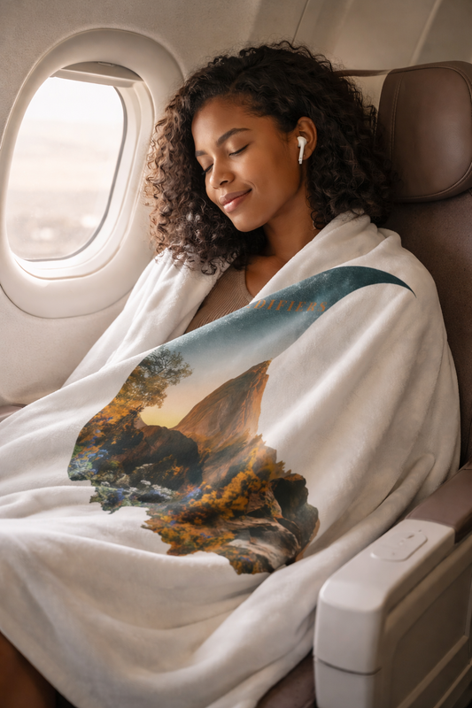 Over the Moon Throw Blanket